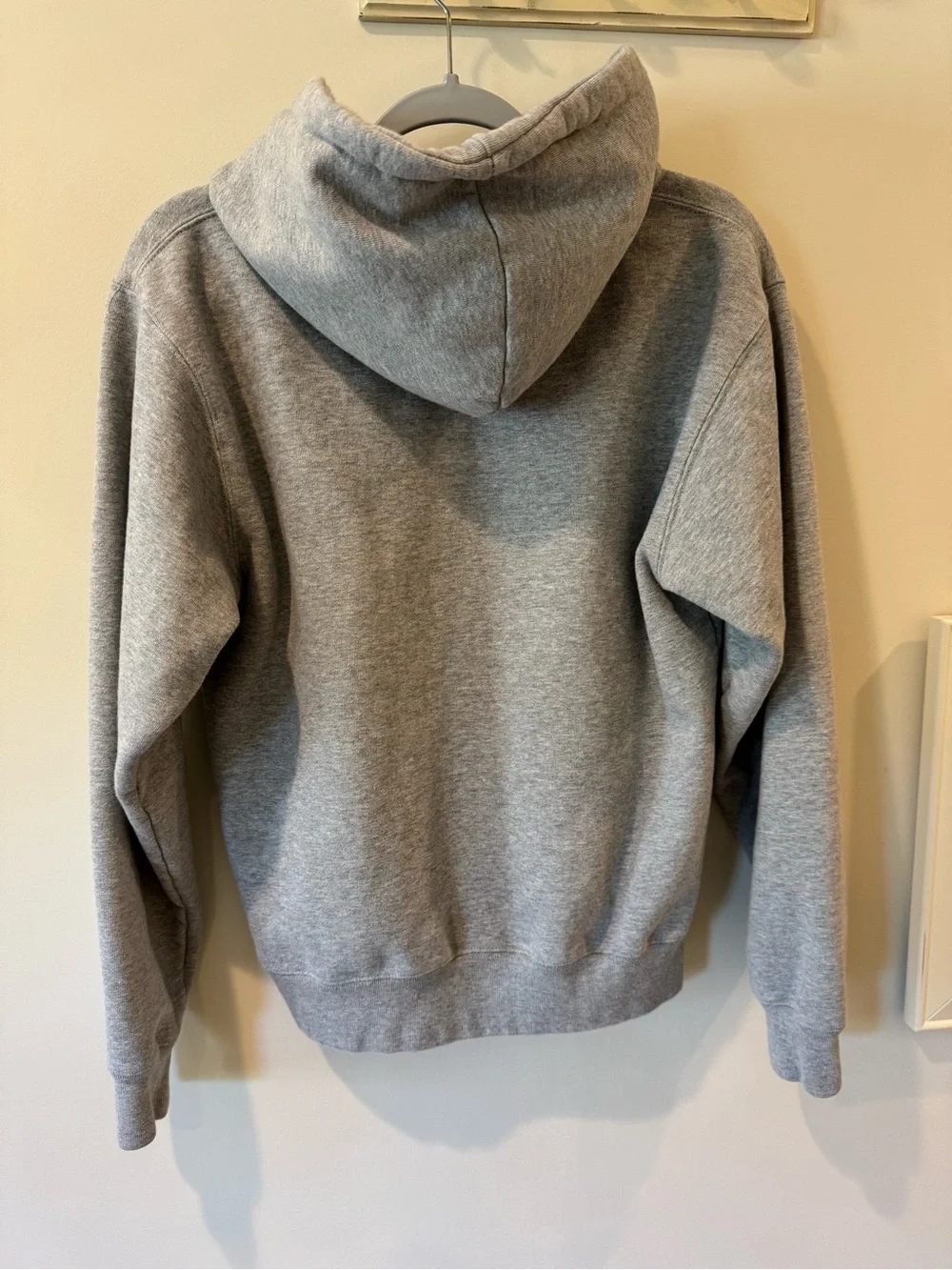 Brandy Melville Heather Gray Full-Zip Hooded Sweatshirt A4